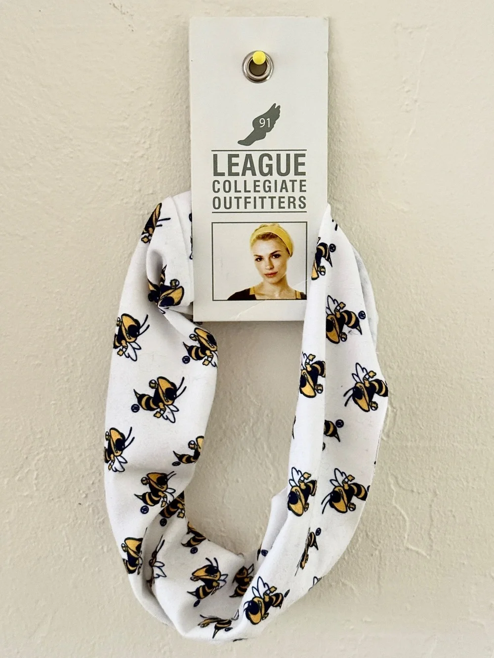 🐝 Georgia Tech Yellow Jackets Headband NWT League Collegiate Outfitters